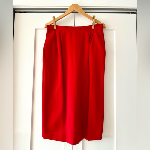 PSI for Neiman Marcus 1980s Vintage Wool Skirt Suit - Picture 8 of 8